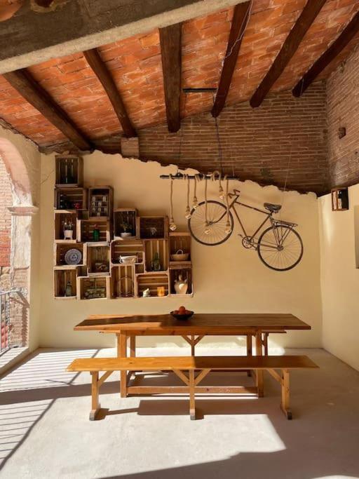 Habitacion Roca Foradada En Casa Cami De Les Aiguees Monistrol De Montserrat المظهر الخارجي الصورة